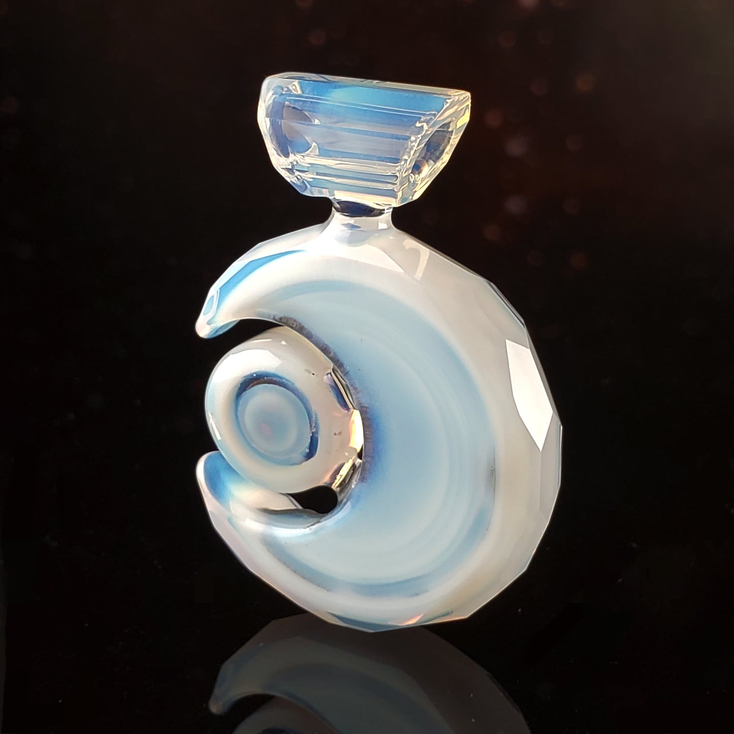 Crescent Moonstone Pendant